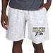 Men's Concepts Sport White/Charcoal Georgia Southern Eagles Alley Fleece Shorts