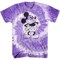 Mickey Mouse Attitude Tie Dye Classic Vintage Disneyland World Mens Adult Graphic Tee T-Shirt Apparel