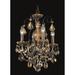 Schonbek New Orleans 12 Inch 4 Light Mini Chandelier - 3648-211H