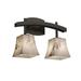 Justice Design Group Lumenaria 15 Inch 2 Light Bath Vanity Light - FAL-8592-15-NCKL