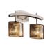 Justice Design Group Fusion 15 Inch 2 Light Bath Vanity Light - FSN-8592-40-MROR-NCKL