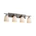 Justice Design Group Fusion 36 Inch 4 Light Bath Vanity Light - FSN-8704-20-OPAL-DBRZ