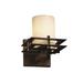 Justice Design Group Candlearia 8 Inch Wall Sconce - CNDL-8171-10-CREM-NCKL