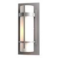 Hubbardton Forge Banded 12 Inch Tall Outdoor Wall Light - 305892-1027