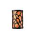 Justice Design Group Ambiance 9 Inch Wall Sconce - CER-5445-BLK-MICA-LED1-1000