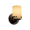 Justice Design Group Fusion 8 Inch Wall Sconce - FSN-8451-10-ALMD-CROM-LED1-700