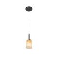 Justice Design Group Veneto Luce 4 Inch Mini Pendant - GLA-8445-16-CLRT-NCKL