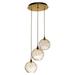 Hammerton Studio Terra 21 Inch 3 Light Multi Light Pendant - CHB0047-03-FB-OS-C01-E2