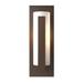 Hubbardton Forge Forged 18 Inch Tall Outdoor Wall Light - 307286-1021
