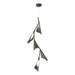 Hubbardton Forge Plume 15 Inch 5 Light LED Multi Light Pendant - 135006-1043