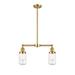 Innovations Lighting Bruno Marashlian Dover 21 Inch 2 Light Linear Suspension Light - 209-SG-G312-LED