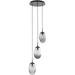 Hammerton Studio Levi Wilson Nebula 22 Inch 3 Light LED Multi Light Pendant - CHB0069-03-BS-ZB-C01-L1