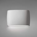 Justice Design Group Ambiance 9 Inch Tall 2 Light LED Outdoor Wall Light - CER-8898W-CRSE-LED2-2000
