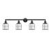 Innovations Lighting Bruno Marashlian Small Bell Cage 42 Inch 4 Light Bath Vanity Light - 215-BAB-G54-CE