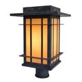 Arroyo Craftsman Oak Park 16 Inch Tall Outdoor Post Lamp - OPP-11F-BZ