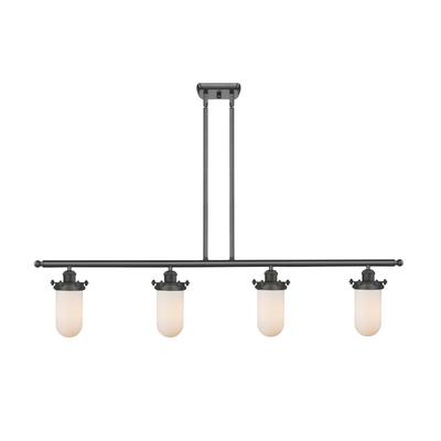 Innovations Lighting Bruno Marashlian Kingsbury 48 Inch 4 Light LED Linear Suspension Light - 516-4I-BK-232-W-LED