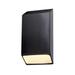 Justice Design Group Ambiance Collection 14 Inch LED Wall Sconce - CER-5870-BLK