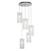 Hammerton Studio Textured Glass 19 Inch 5 Light Multi Light Pendant - CHB0044-05-GB-FR-C01-E2