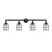 Innovations Lighting Bruno Marashlian Small Bell Cage 42 Inch 4 Light Bath Vanity Light - 215-BAB-G52-CE-LED