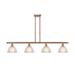 Innovations Lighting Bruno Marashlian Arietta 48 Inch 4 Light Linear Suspension Light - 516-4I-SG-G422-LED