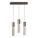 Hammerton Studio Bamboo 19 Inch 3 Light LED Linear Suspension Light - PLB0018-03-FB-MM-C01-G1