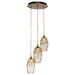 Hammerton Studio Ellisse 18 Inch 3 Light Multi Light Pendant - CHB0035-03-BS-OC-C01-E2