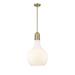 Innovations Lighting Bruno Marashlian Amherst 13 Inch Large Pendant - 492-1S-BK-G584-14-LED