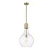 Innovations Lighting Bruno Marashlian Amherst 13 Inch Large Pendant - 492-1S-BK-G584-14-LED