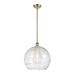 Innovations Lighting Bruno Marashlian Deco Swirl 14 Inch Large Pendant - 516-1S-SN-G1213-14-LED