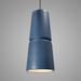 Justice Design Group Radiance 8 Inch Mini Pendant - CER-6435-WHT-MBLK-WTCD-120E-LED-10W