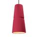 Justice Design Group Radiance 8 Inch Mini Pendant - CER-6435-MAT-ABRS-WTCD-120E-LED-10W