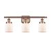 Innovations Lighting Bruno Marashlian Small Bell 26 Inch 3 Light LED Bath Vanity Light - 916-3W-WPC-G52