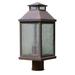 Arroyo Craftsman Canterbury 21 Inch Tall 3 Light Outdoor Post Lamp - CAP-9WO-BZ