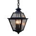 Arroyo Craftsman Inverness 8 Inch Mini Pendant - INH-8MRRM-BK