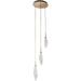 Hammerton Studio Rock Crystal 16 Inch 3 Light LED Multi Light Pendant - CHB0050-03-BS-CA-C01-L3