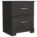 Signature Design Belachime Two Drawer Night Stand - Ashley Furniture B2589-92