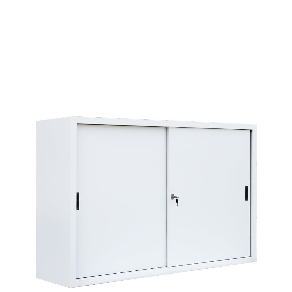 Lüllmann® Schiebetürenschrank, 3 OH, 1090 x 1600 x 450 mm, signalweiß Image