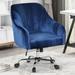 Everly Quinn Pineland Task Chair Upholstered in Blue | 36 H x 24.5 W x 28 D in | Wayfair 83B92B9119AC4E00A39F26C6DC0B38D3