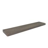 Loon Peak® Pine Solid Wood Floating Shelf Wood/Solid Wood in Gray | 2 H x 60 W x 10 D in | Wayfair 44B23132DBE644D492D6E8ED738D423C