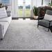 Gray/White 108 x 0.31 in Indoor Area Rug - Calidia Power Loom Dark Gray/Cream Rug Polyester/Polypropylene Laurel Foundry Modern Farmhouse® | Wayfair