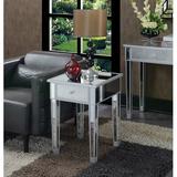 House of Hampton® Claybrooks End Table w/ Storage Wood in Gray/Brown | 24 H x 18 W x 18 D in | Wayfair A9C81C2F800A452F93775219C182285B