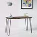 17 Stories Desk Wood/Metal in Black/Brown/Gray | 30 H x 47.25 W x 23.5 D in | Wayfair C6C99B38DC4643C392BEF9BE8127B821