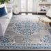 Blue/Gray 132 x 0.31 in Indoor Area Rug - Langley Street® Evart Light Gray/Blue Rug Polypropylene | 132 W x 0.31 D in | Wayfair