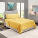 Charlton Home® Clara Clark Microfiber Sheet Set Polyester in Yellow | King | Wayfair 304ED87DB32E488CB4FDD07A0BD6CFD3