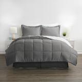 Andover Mills™ Mirabal Microfiber Complete Bedding Set Polyester/Polyfill/Microfiber in Gray | Full Comforter + 7 Additional Pieces | Wayfair