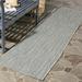 Blue 48 x 0.25 in Area Rug - Wade Logan® Arneshia Power Loom Gray/Navy Indoor/Outdoor Rug | 48 W x 0.25 D in | Wayfair EBND7116 41035475