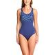 Zoggs Women's Maldive Panelled Scoopback Multi/Navy 46 One Piece Swimsuit