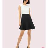 Kate Spade Dresses | Kate Spade Color Block Black And White Dress. | Color: Black/White | Size: M