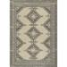 Momeni Anatolia Medallion Wool and Nylon Blue Area Rug