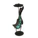 Metal Duck Holding Umbrella Led Solar Light Statue - 20.25 X 9 X 6.5 inches